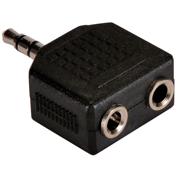 Main product image for 3.5mm Stereo Y Adapter 1 Plug To 2 Jacks 090-303